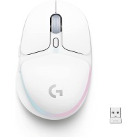 Logitech G705 Wireless Gaming Mouse, Customizable LIGHTSYNC RGB Lighting, Lightspeed Wireless - White